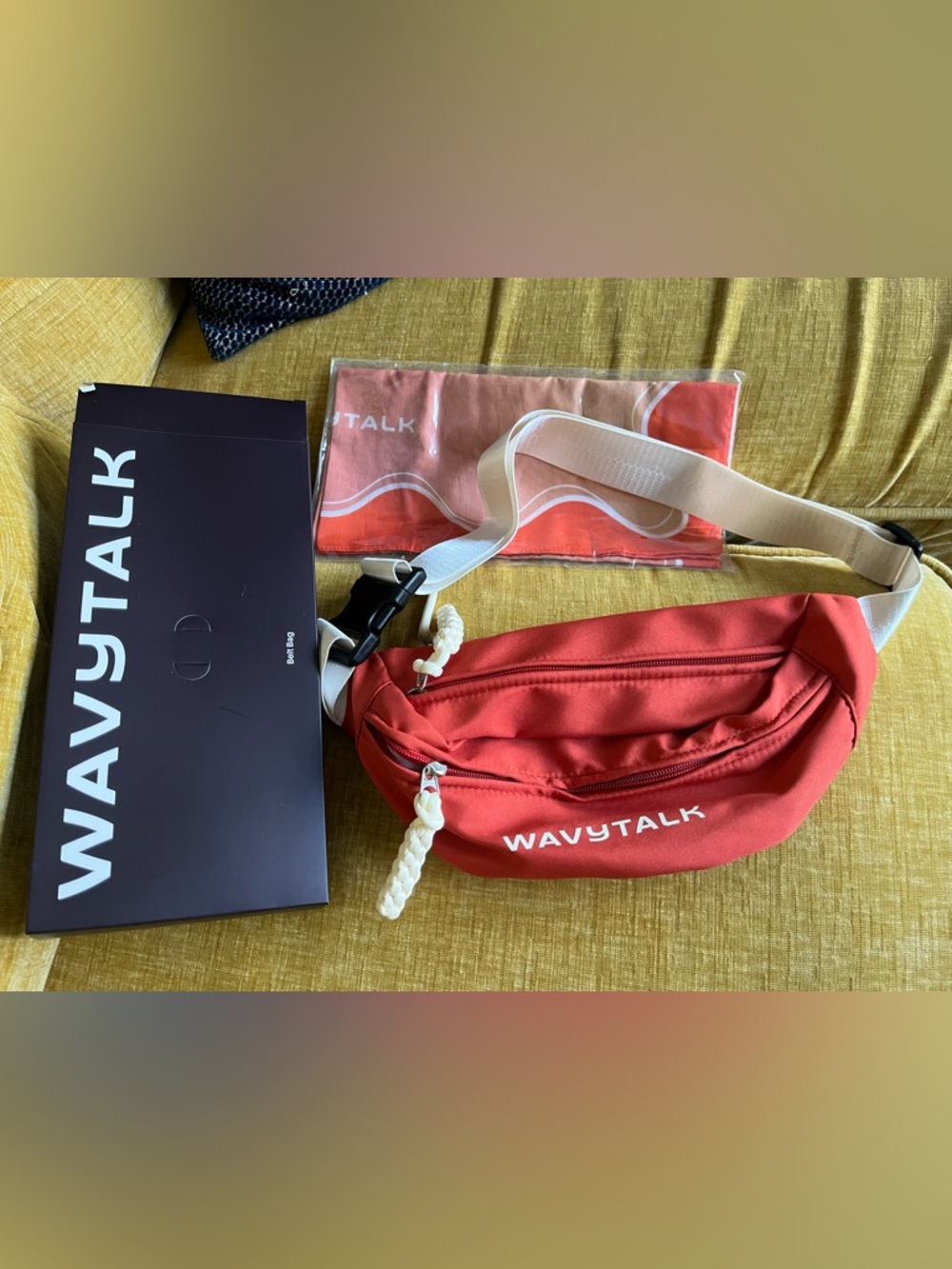 WAVYTALK Waist Belt Bag $ Bandana Set Coachella 2026 Merch